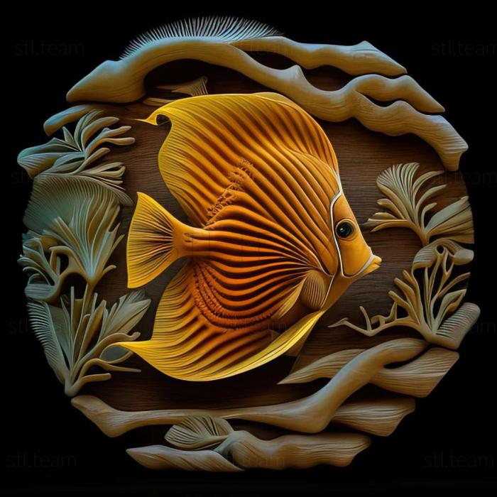 3D модель Боливийская рыба-бабочка (STL)